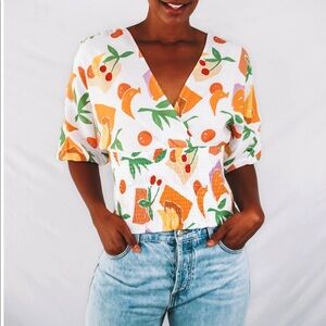 Fruity Sanremo Surplice Top Small